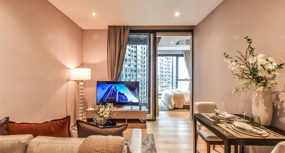 À vendre 1 chambre condo à Huai Khwang, Bangkok