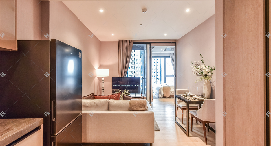 À vendre 1 chambre condo à Huai Khwang, Bangkok