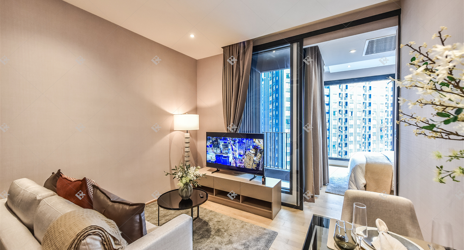 À vendre 1 chambre condo à Huai Khwang, Bangkok