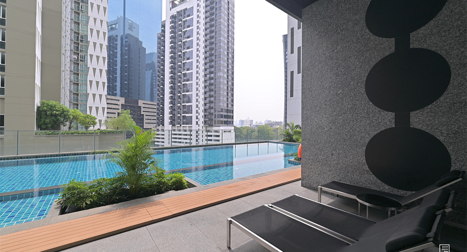 À vendre 1 chambre condo à Huai Khwang, Bangkok