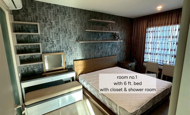À louer 2 chambres condo à Huai Khwang, Bangkok