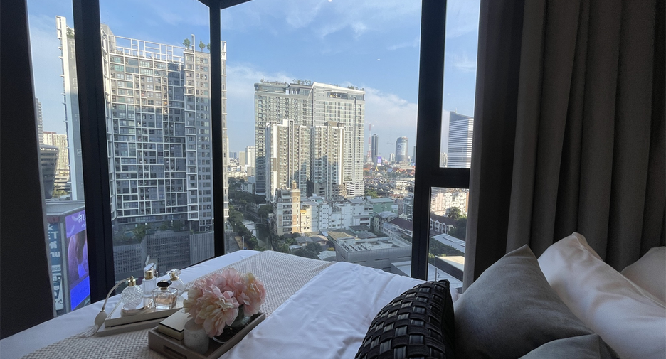 À louer 1 chambre condo à Huai Khwang, Bangkok