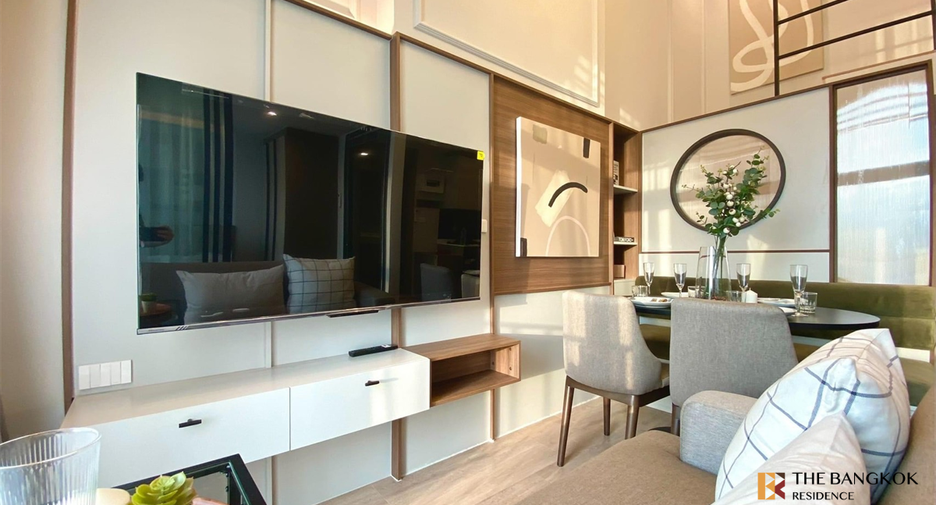 À louer 2 chambres condo à Huai Khwang, Bangkok