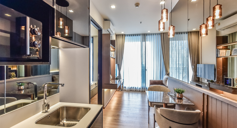 Condo en alquiler de 1 habitaciones en Phaya Thai, Bangkok