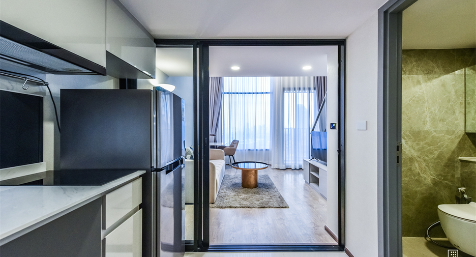 For rent 1 bed condo in Huai Khwang, Bangkok