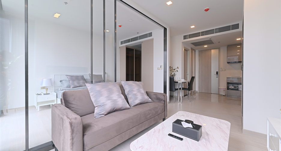 Wohnung zur Miete mit 1 Zimmer in Huai Khwang, Bangkok