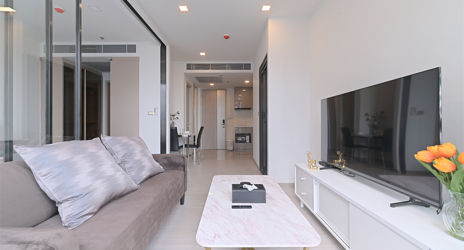 Wohnung zur Miete mit 1 Zimmer in Huai Khwang, Bangkok