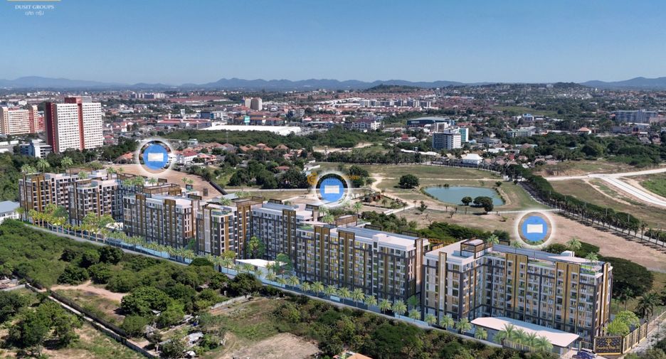 À vendre 1 chambre condo à Jomtien, Pattaya