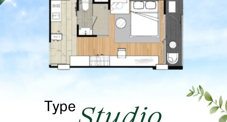 À vendre studio condo à Mueang Rayong, Rayong