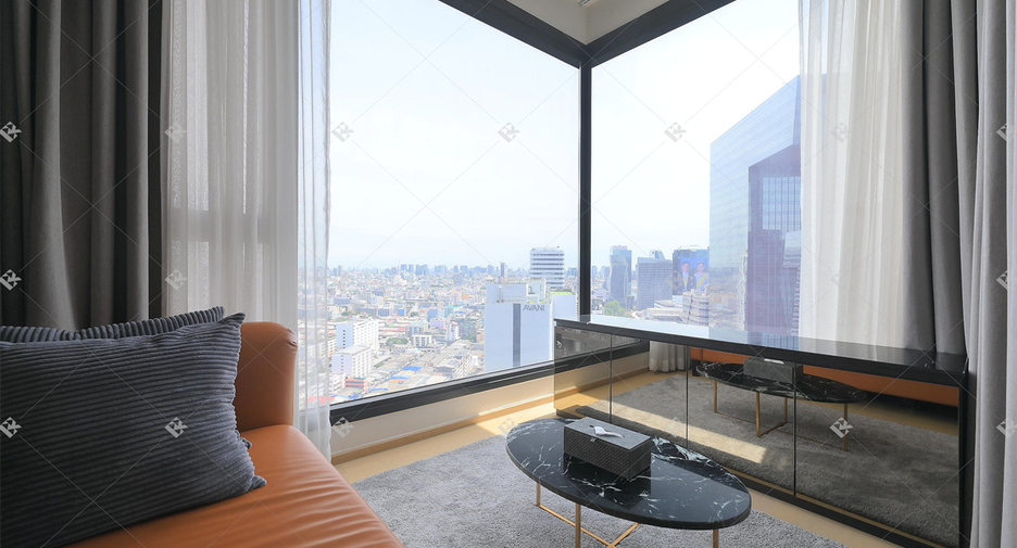 Condo en alquiler de 1 habitaciones en Huai Khwang, Bangkok