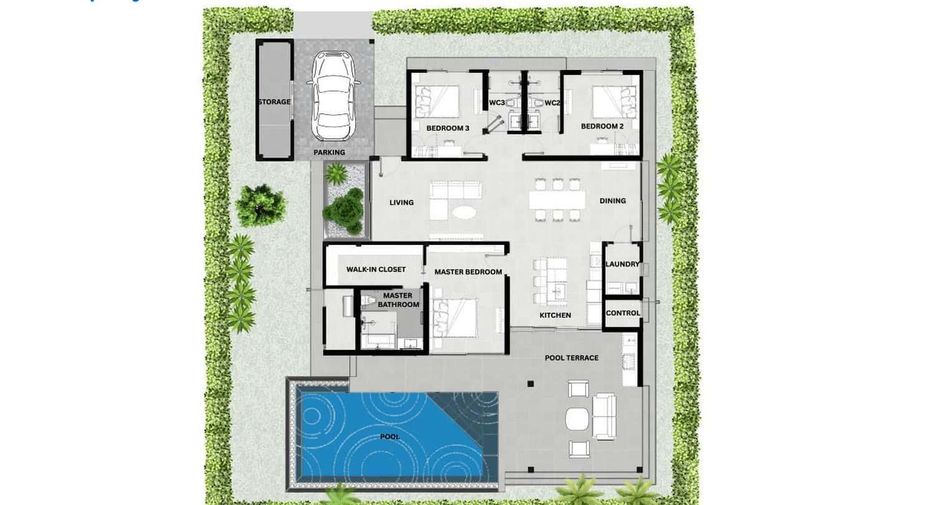 For sale 3 ベッドルーム villa in Hua Hin, Prachuap Khiri Khan