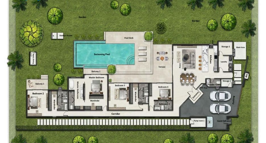 For sale studio villa in Hua Hin, Prachuap Khiri Khan