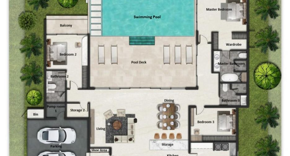 For sale studio villa in Hua Hin, Prachuap Khiri Khan