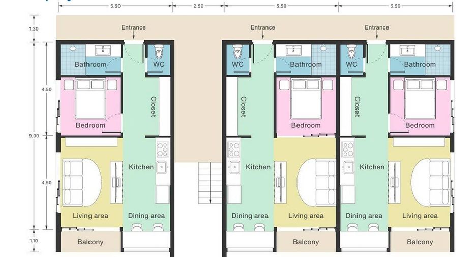 À vendre 1 chambre condo à Ko Samui, Surat Thani