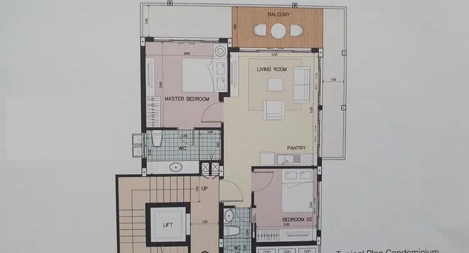 For sale 2 bedrooms condo in Hua Hin, Prachuap Khiri Khan