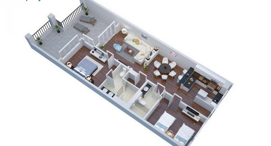 Wohnung zum Kauf mit 2 Zimmer in Hua Hin, Prachuap Khiri Khan
