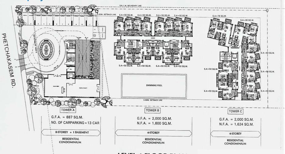 Condo en venta de 1 habitaciones en Hua Hin, Prachuap Khiri Khan