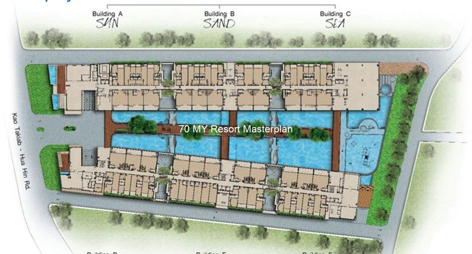 À vendre 2 chambres condo à Hua Hin, Prachuap Khiri Khan