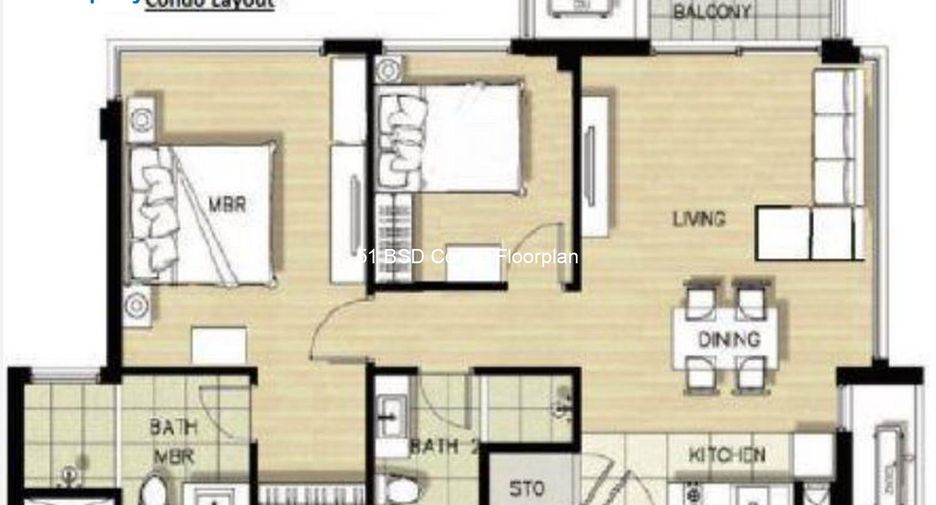 Wohnung zum Kauf mit 2 Zimmer in Hua Hin, Prachuap Khiri Khan