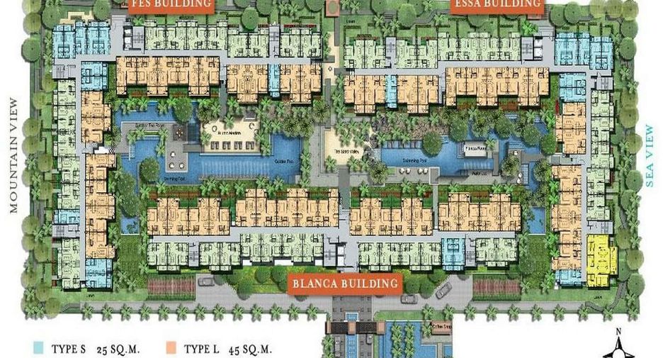 For sale 2 bedrooms condo in Hua Hin, Prachuap Khiri Khan