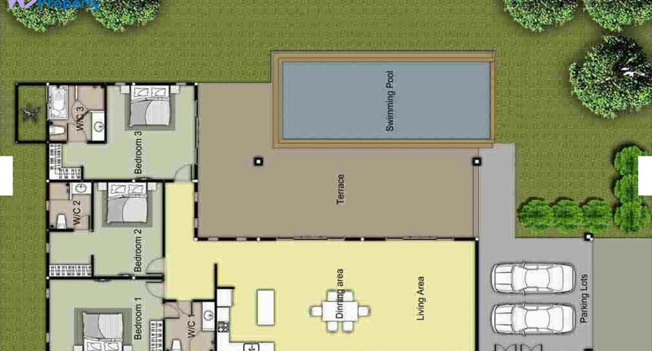 For sale 3 bedrooms villa in Cha Am, Phetchaburi