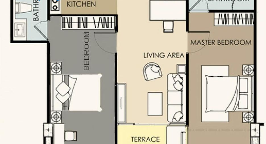 Wohnung zum Kauf mit 2 Zimmer in Hua Hin, Prachuap Khiri Khan