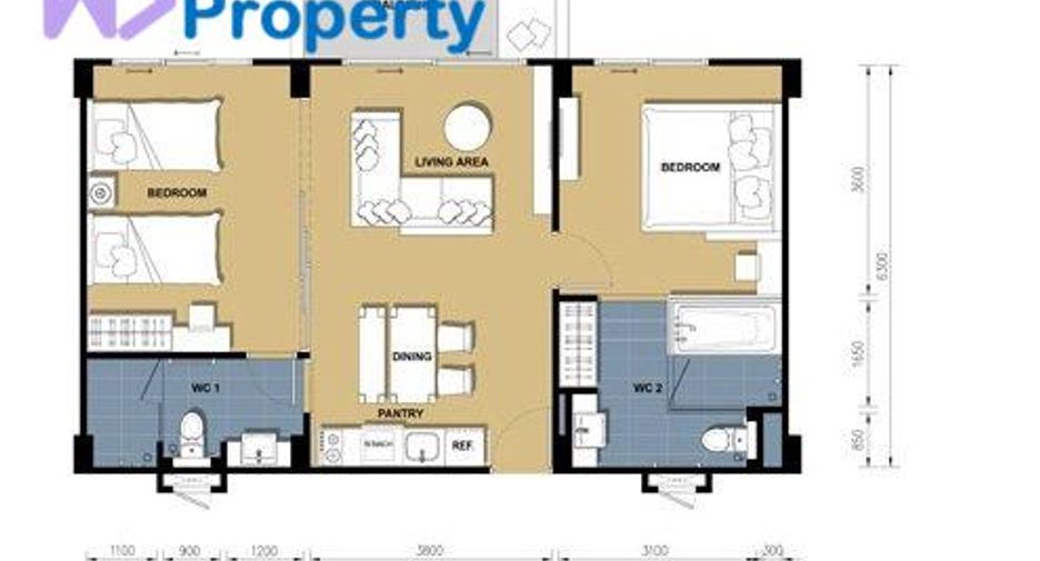 À vendre 2 chambres condo à Hua Hin, Prachuap Khiri Khan