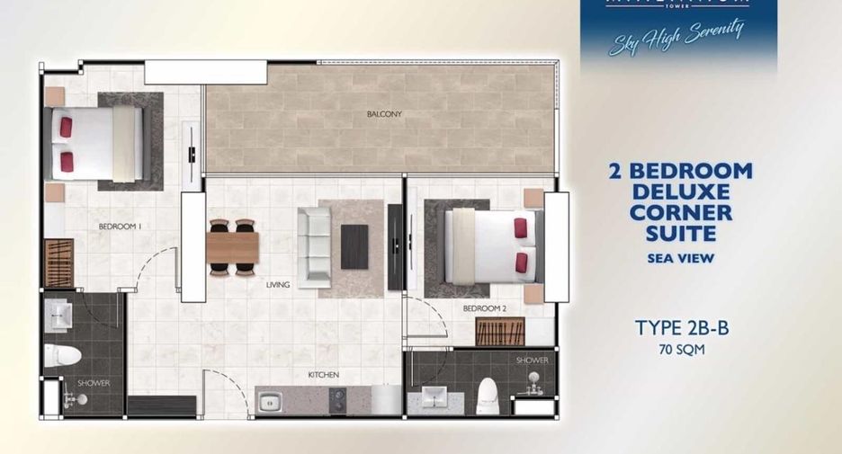 Wohnung zur Miete mit 2 Zimmer in South Pattaya, Pattaya