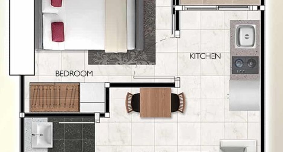 Wohnung zum Kauf mit 1 Zimmer in South Pattaya, Pattaya