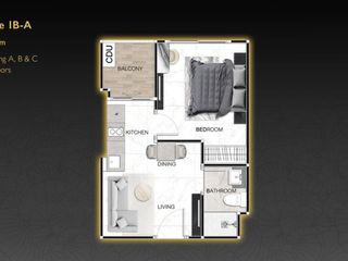 For sale 1 bed condo in Bang Lamung, Chonburi