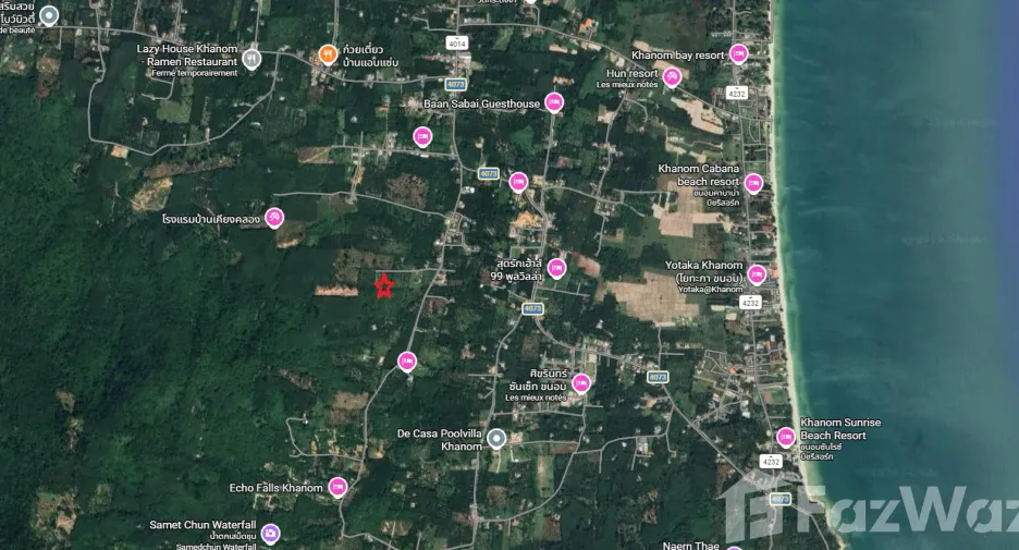 Grundstück zum Kauf in Khanom, Nakhon Si Thammarat