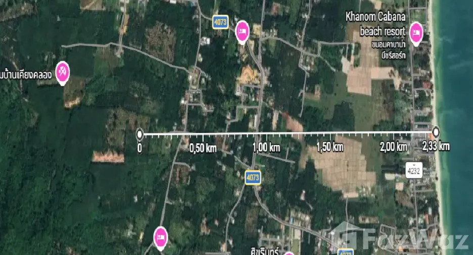 Grundstück zum Kauf in Khanom, Nakhon Si Thammarat