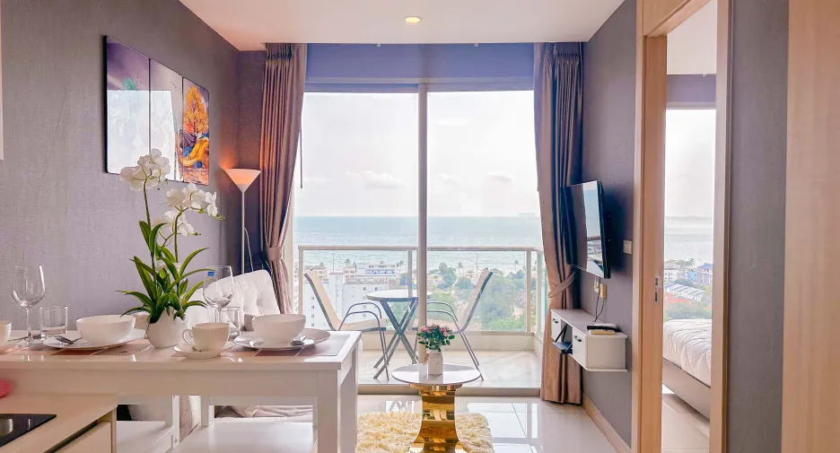 出售 和 出租 1 卧室 公寓 在 Jomtien, 芭提雅
