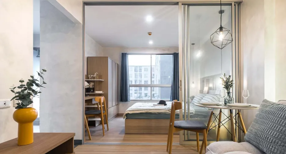À vendre 1 chambre condo à Khan Na Yao, Bangkok