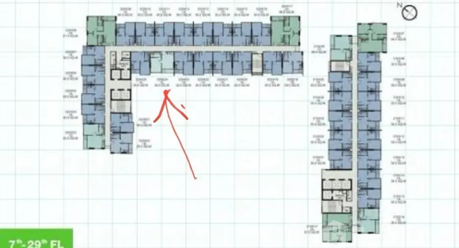 Wohnung zum Kauf mit 1 Zimmer in Watthana, Bangkok