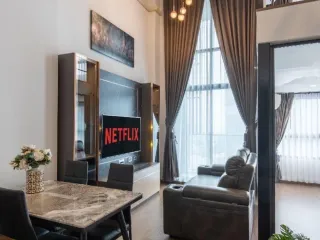 For rent 2 bedrooms condo in Bang Kapi, Bangkok