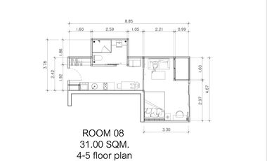Condo en venta de 1 habitaciones en Pratumnak, Pattaya