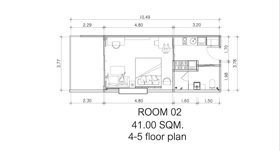 Condo en venta de 1 habitaciones en Pratumnak, Pattaya