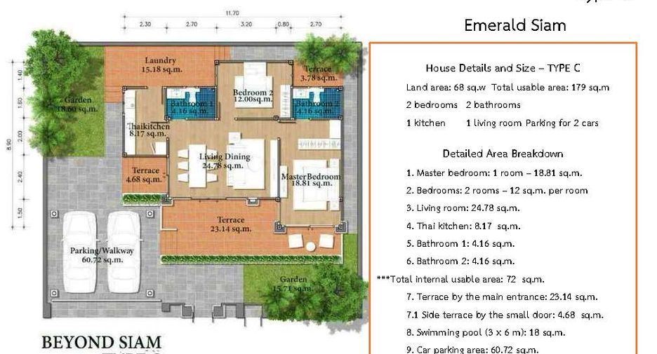 Casa en venta de 3 habitaciones en Mueang Prachuap Khiri Khan, Prachuap Khiri Khan
