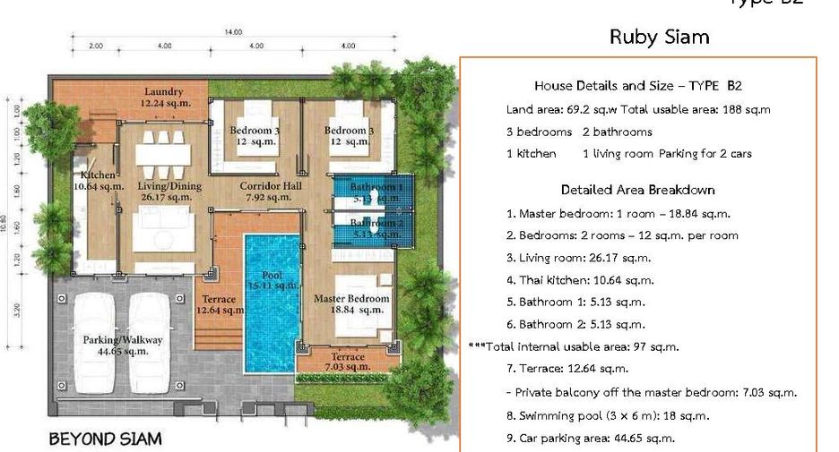 Casa en venta de 2 habitaciones en Mueang Prachuap Khiri Khan, Prachuap Khiri Khan