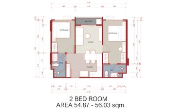 For sale 2 ベッドルーム condo in San Sai, Chiang Mai