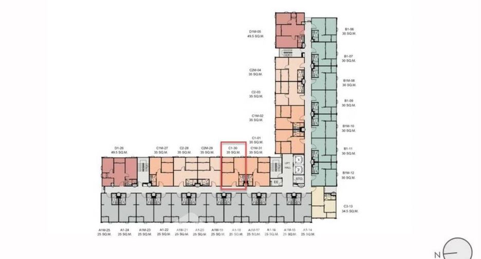 For sale 1 bed condo in Din Daeng, Bangkok