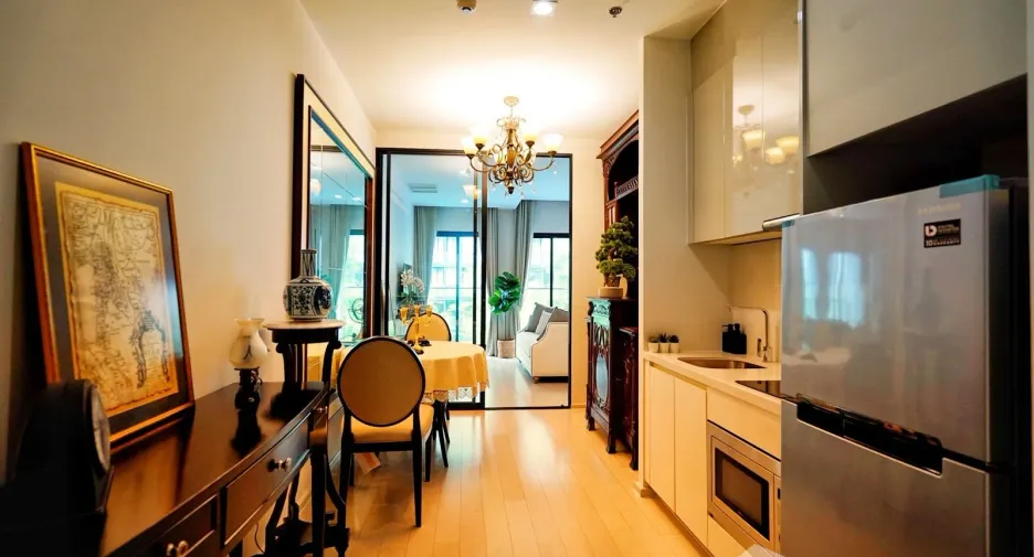 Wohnung zur Miete mit 1 Zimmer in Pathum Wan, Bangkok