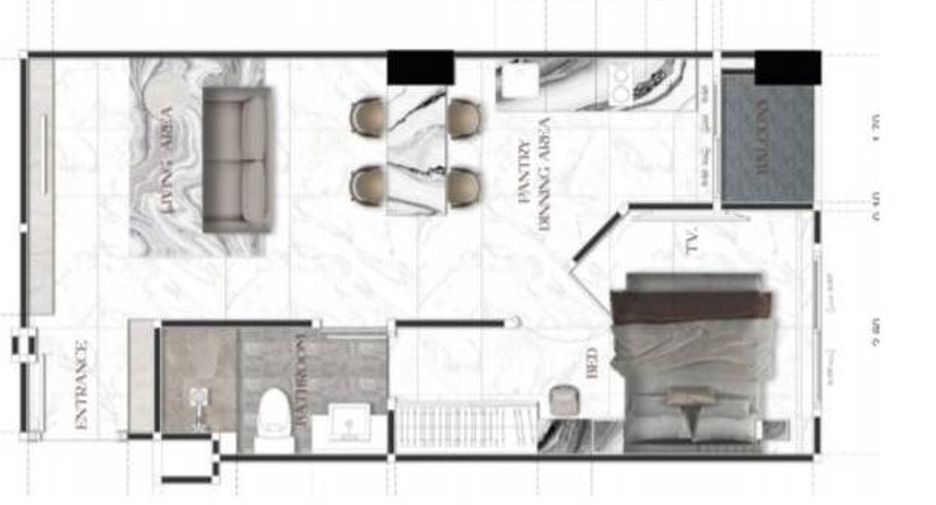 Condo en venta de 1 habitaciones en South Pattaya, Pattaya