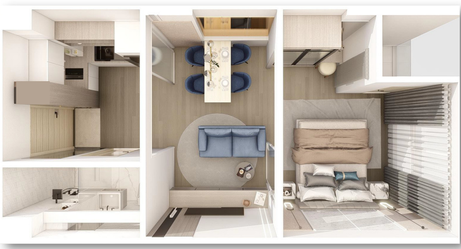 Apartment zum Kauf mit 1 Zimmer in Mueang Phuket, Phuket