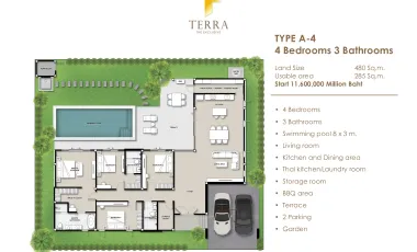 For sale 4 bedrooms villa in Hua Hin, Prachuap Khiri Khan