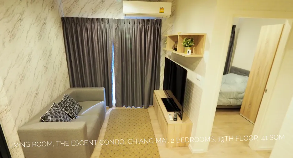 À louer 2 chambres condo à Mueang Chiang Mai, Chiang Mai