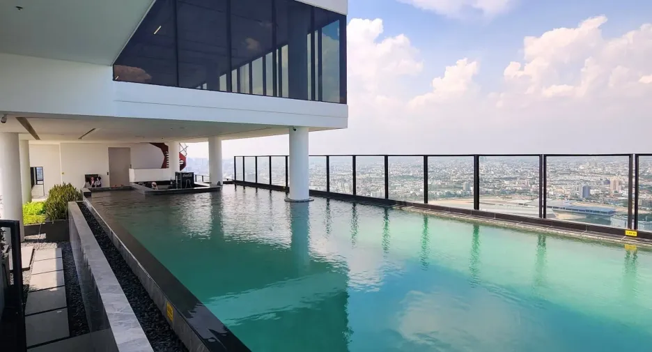 À louer 1 chambre condo à Huai Khwang, Bangkok