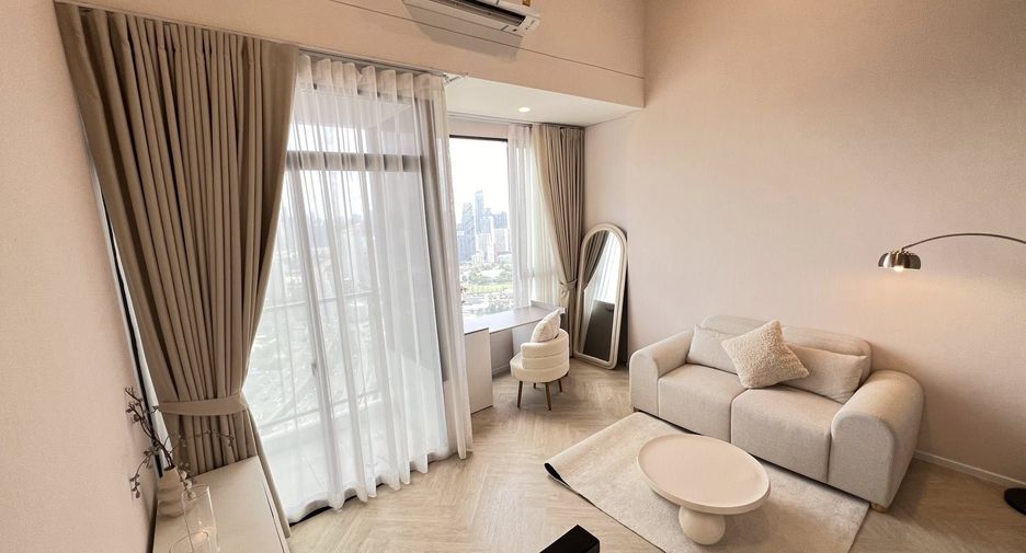 Wohnung zur Miete mit 1 Zimmer in Huai Khwang, Bangkok
