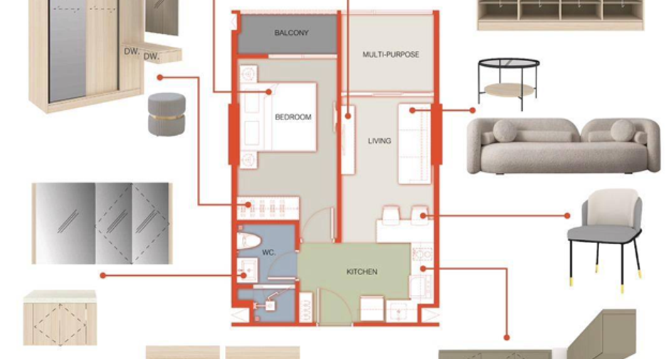 For sale 1 bed condo in Thalang, Phuket